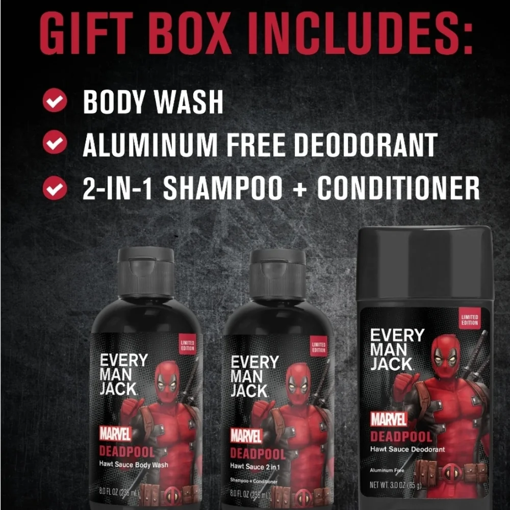 Marvel Deadpool Red and Black Body Collection